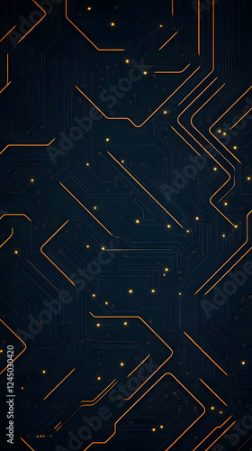 Intricate Circuitry Illumin...