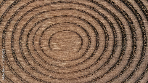 Close-up of Cut Tree Trunk ...