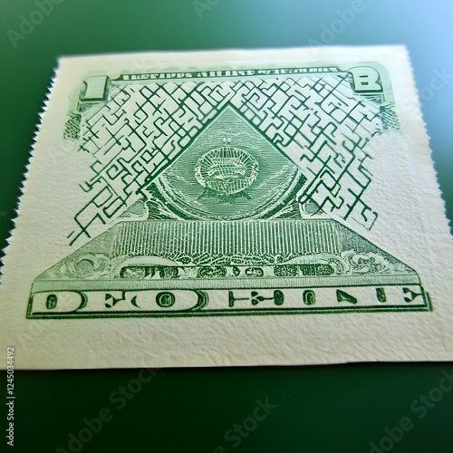 Intricate Green Design Prin...