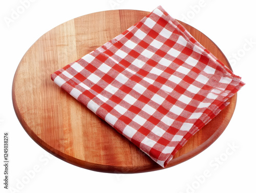 Red and White Checkered Nap...