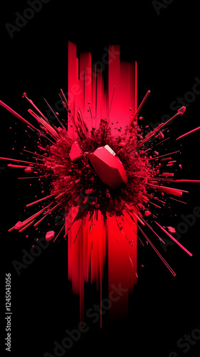 Red Crystal Explosion Shard...