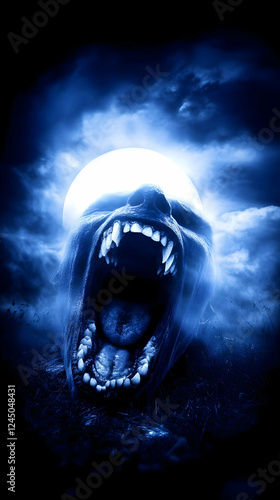 Monster Roars Under a Brigh...