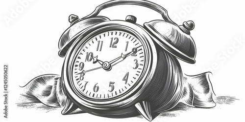 Vintage Alarm Clock Shows T...