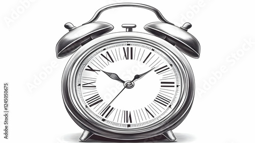 Vintage Alarm Clock Shows T...