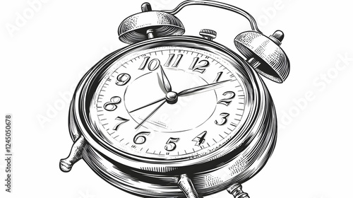 Vintage Alarm Clock Shows T...