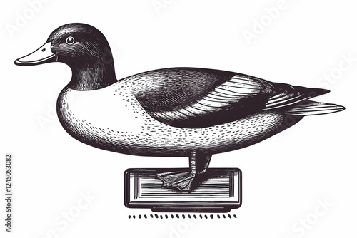 Vintage Illustration of a D...