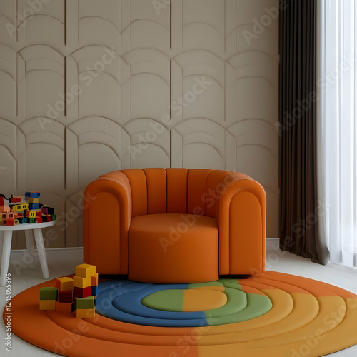 3D Render of Playroom with ...
