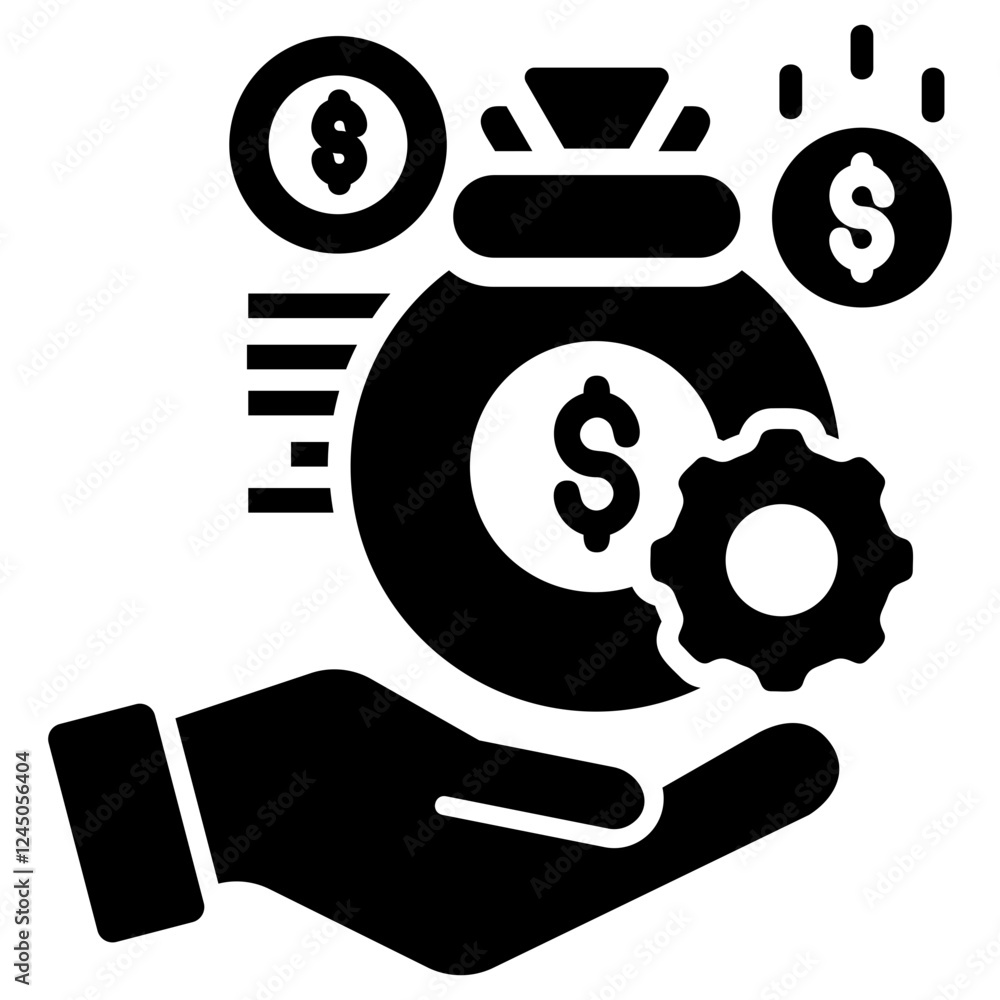 Fototapeta premium Wealth Icon
