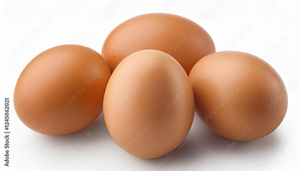 Fresh Brown Eggs in a Natural Arrangement Fresh Brown Eggs in a Natural Arrangement