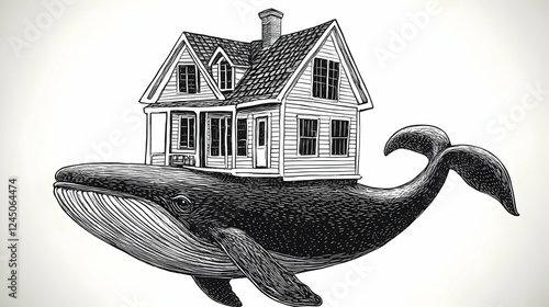 Whimsical Illustration of a...