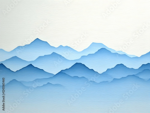 Blue Mountains Landscape Il...