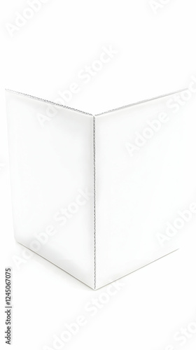 Blank White Cardboard Cube ...