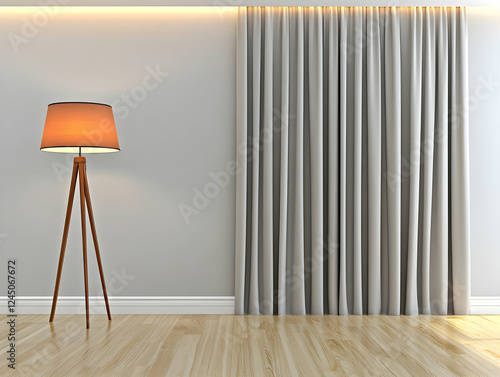 Modern Interior with Floor ...