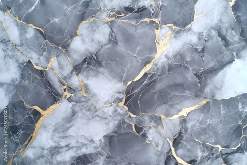 Gray and White Marble Textu...