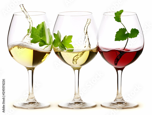 Three Wine Glasses Showcase...