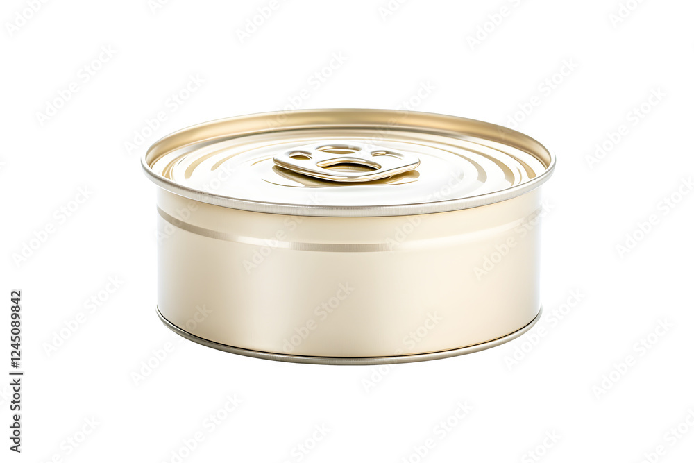 Aluminum can containing condensed milk elegantly designed placed isolated on cut out PNG or transparent background. Emphasizing simplicity and premium quality. Perfect for advertising concepts Aluminum can containing condensed milk elegantly designed placed isolated on cut out PNG or transparent background. Emphasizing simplicity and premium quality. Perfect for advertising concepts