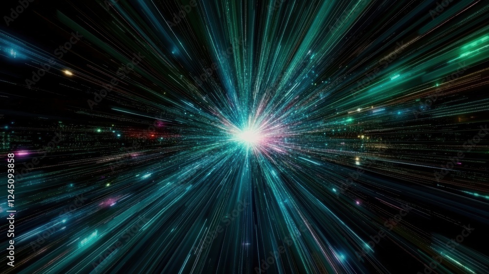 A vibrant cosmic burst with rays of light extending outward, creating a captivating visual effect reminiscent of space or a supernova. A vibrant cosmic burst with rays of light extending outward, creating a captivating visual effect reminiscent of space or a supernova.