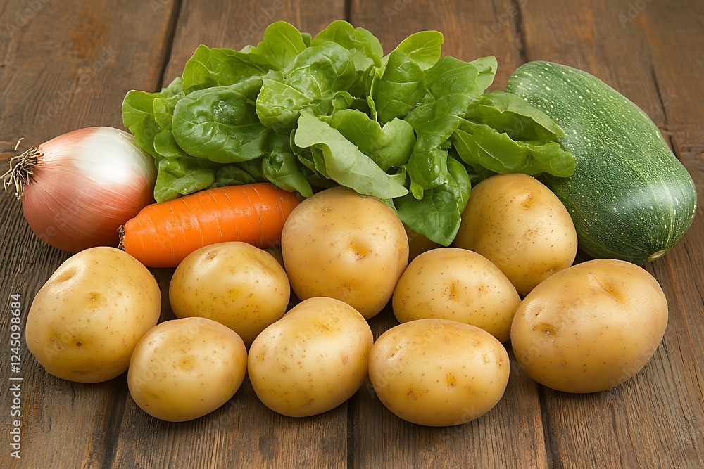 Fresh vegetables wood table rustic background Fresh vegetables wood table rustic background