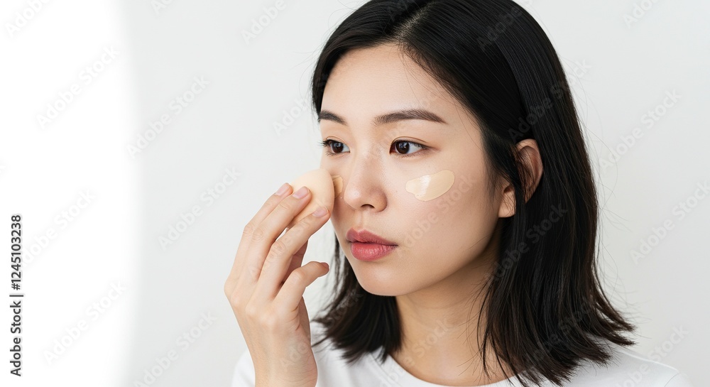 Applying Foundation with a Makeup Sponge Beauty Tutorial Applying Foundation with a Makeup Sponge Beauty Tutorial