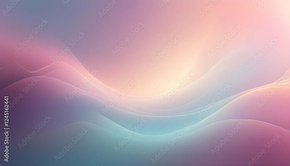 Obraz premium Futuristic Cosmic Light Wave Background – Glowing Orb in a Sci-Fi Space Scene with Ethereal Energy Flow