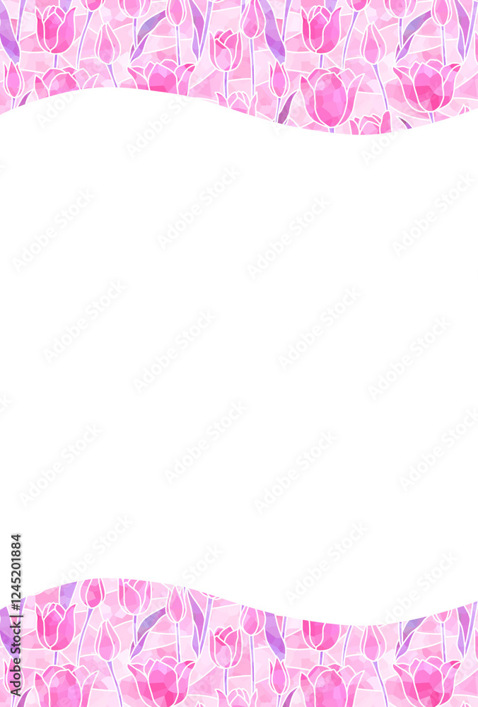 チューリップの背景　E-1