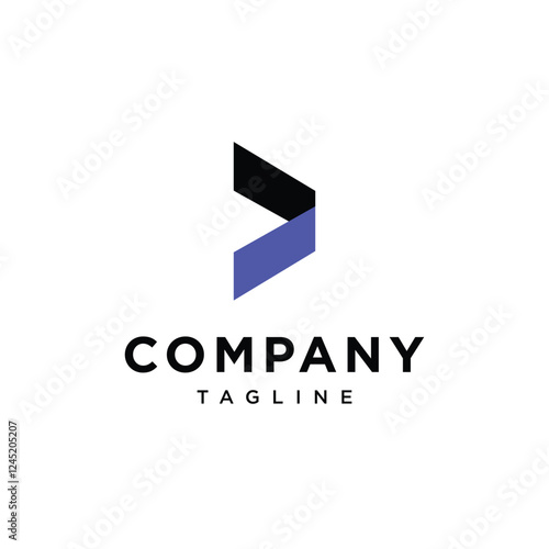 Tableau sur toile Greather than logo icon vector