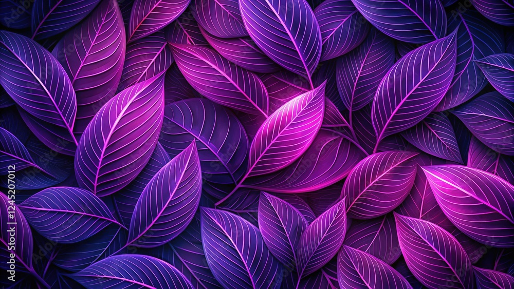 Abstract Neon Purple Leaf Wallpaper Texture - Architectural Photography Background Abstract Neon Purple Leaf Wallpaper Texture - Architectural Photography Background
