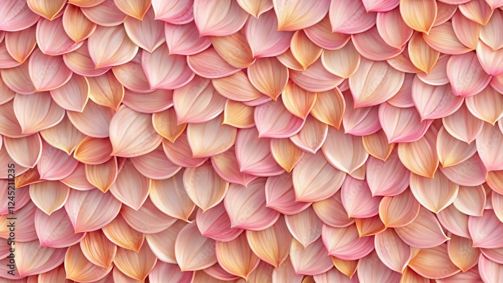 Obraz premium Macro Petal Pattern Wallpaper Texture: Delicate Floral Background