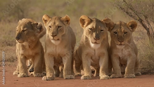 group of lions