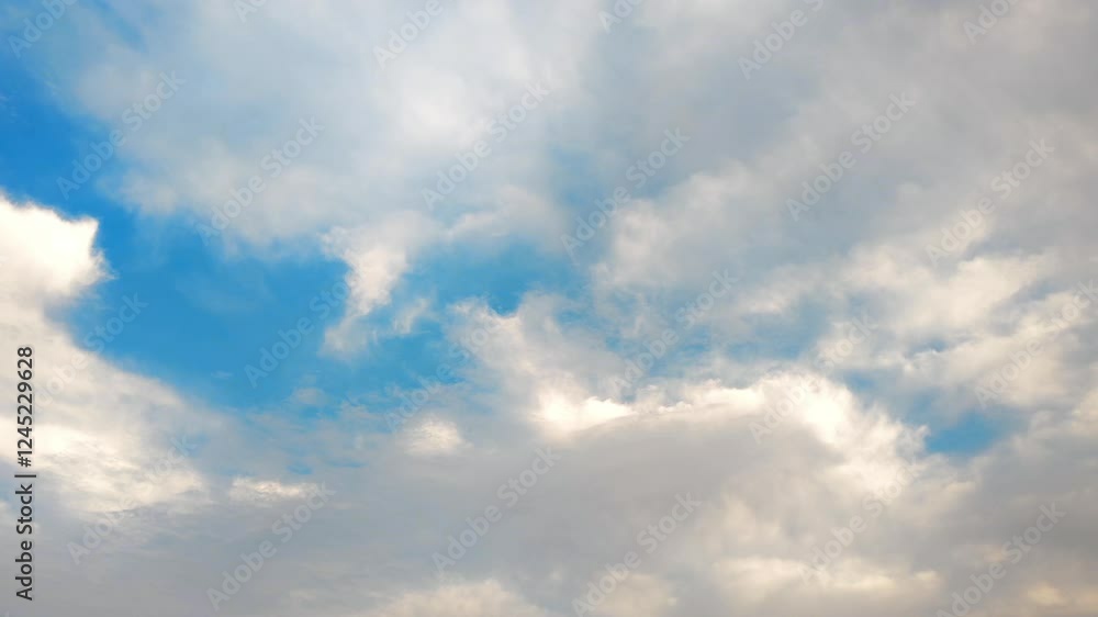 4k aerial video of time lapse of white clouds floating in the blue sky over serene landscape without audio 4k aerial video of time lapse of white clouds floating in the blue sky over serene landscape without audio