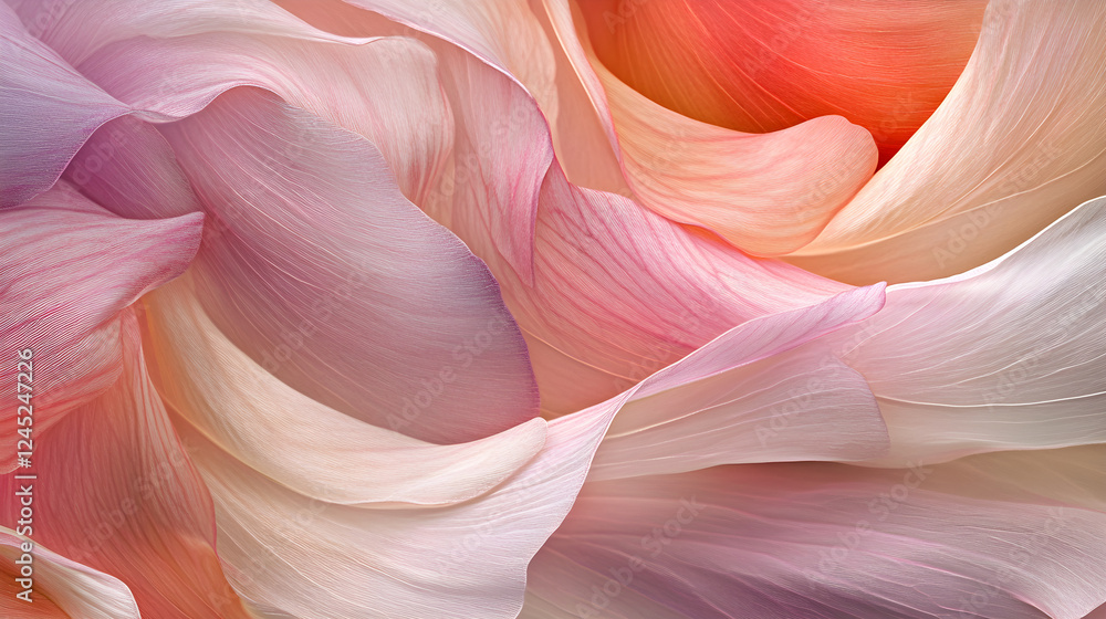 Intricate Beauty: A Close-Up View of Delicate Petal's Natural Artistry Intricate Beauty: A Close-Up View of Delicate Petal's Natural Artistry