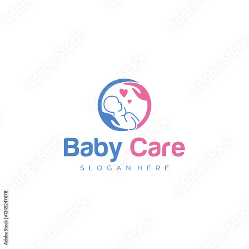 Logo Baby Care Vector Design