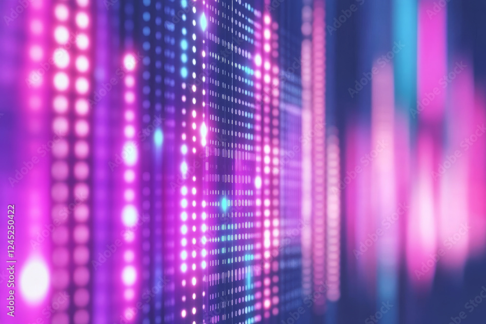 Colorful digital abstract background with glowing lights Colorful digital abstract background with glowing lights
