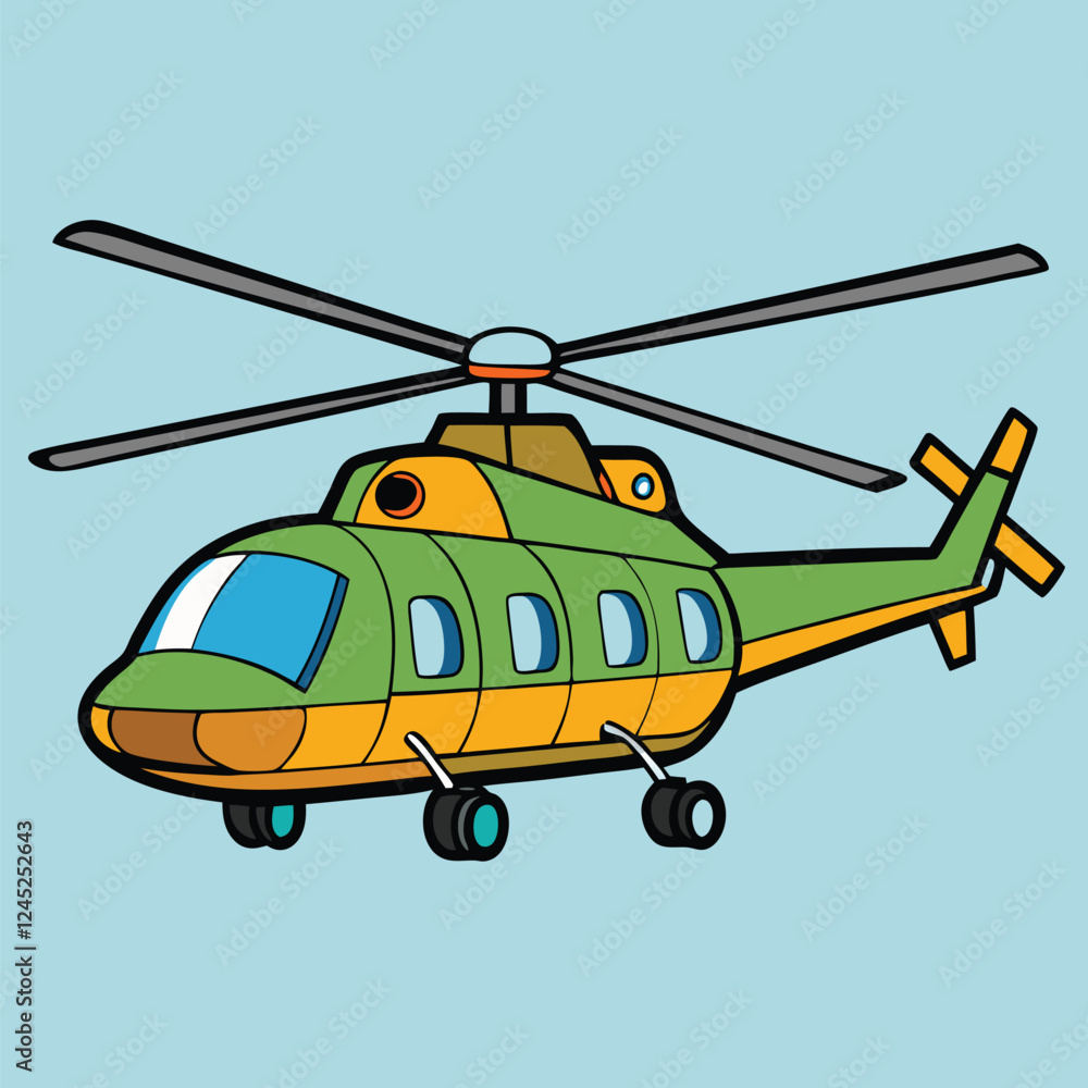 Fototapeta premium helicopter in flight