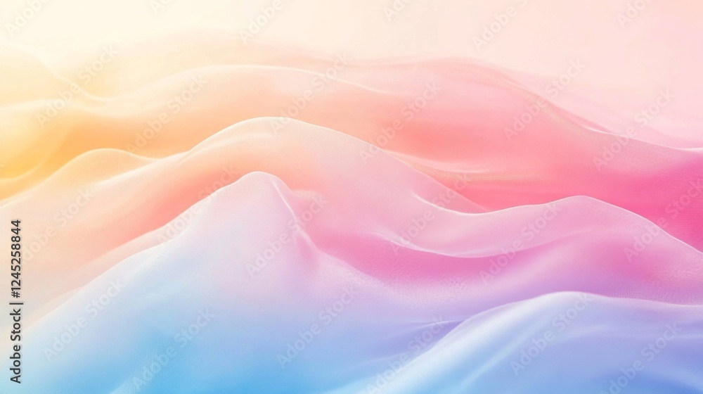 Pastel Rainbow Fabric Texture Background Pastel Rainbow Fabric Texture Background