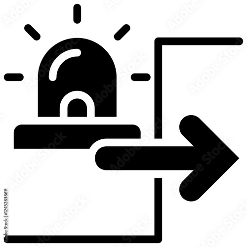 Emergency Exit Icon