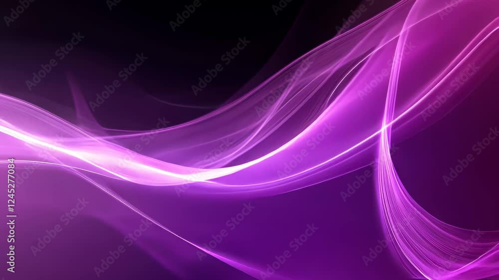 Dynamic flowing purple waves form mesmerizing abstract motion art Dynamic flowing purple waves form mesmerizing abstract motion art