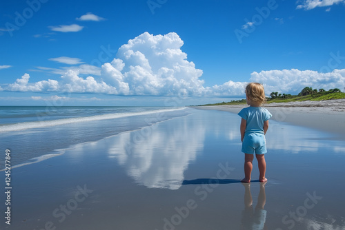 young boy looking away