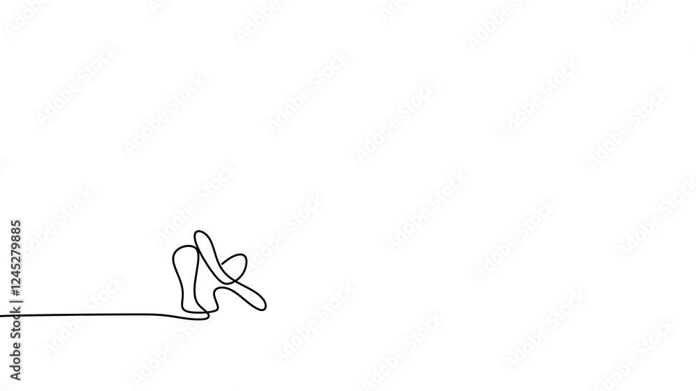 Continuous one line drawing animation of Father playing with his son on the beach. Happy young daddy and little boy playing sand on a sunny day. Family time concept. Minimalist design. Animation video Continuous one line drawing animation of Father playing with his son on the beach. Happy young daddy and little boy playing sand on a sunny day. Family time concept. Minimalist design. Animation video