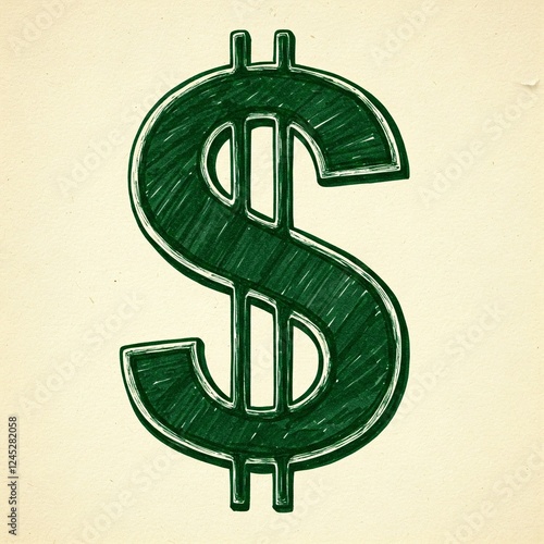 green dollar sign