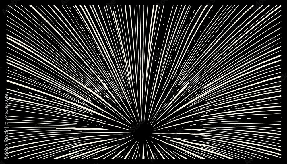 Obraz premium Line explosion surprise burst ray icon elements. Hand drawn explosion surprise line icon for title headline illustration. Doodle exclamation confetti vector illustration.