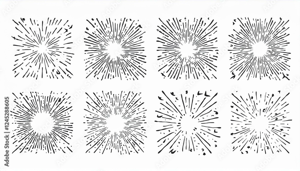 Obraz premium Line shape marker underline, arrow, heart brush element set. Hand drawn sketch marker underline shape, arrow, heart scribble brush pen stroke element. Crown, love graphic icon. Vector illustration