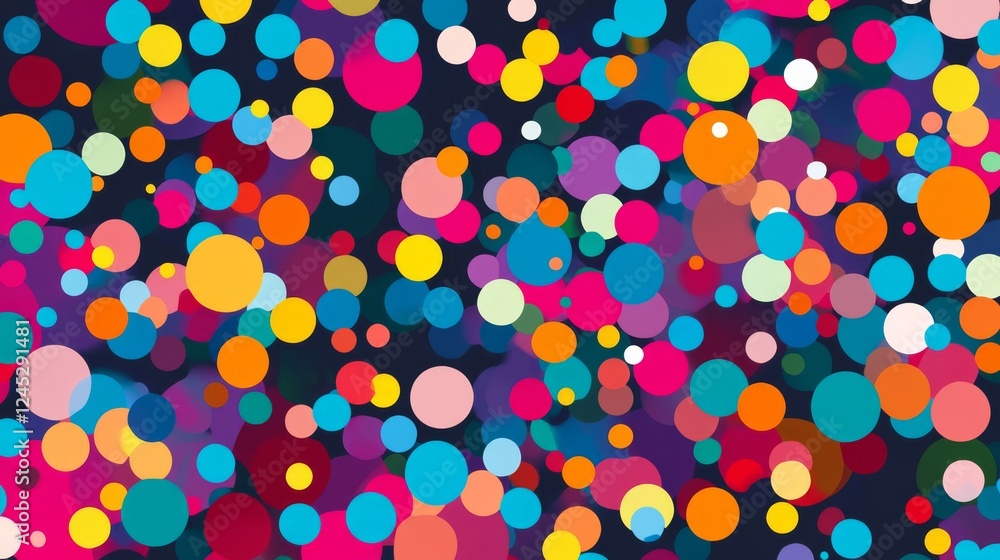 Abstract Colorful Circle Pattern Background Design Abstract Colorful Circle Pattern Background Design