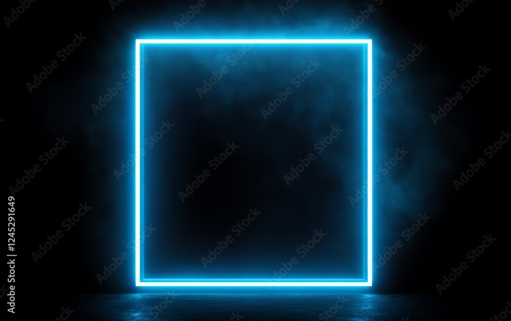 Dynamic blue tone neon color elements in motion. Dynamic blue tone neon color elements in motion.