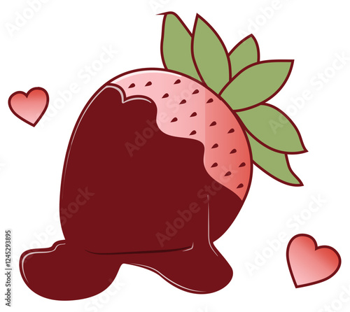 Chocolate Strawberries for Valentine's Day