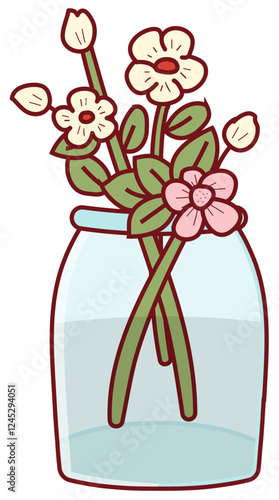 vector illustration of a flower