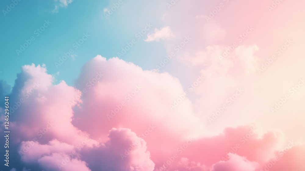 Pastel Sky Clouds: A Dreamy and Peaceful Scene Pastel Sky Clouds: A Dreamy and Peaceful Scene