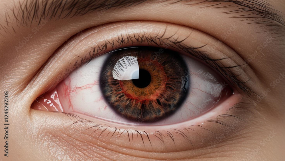 Naklejka premium close up of eye