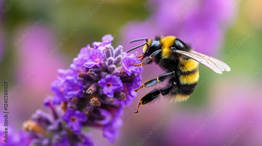 Bumblebee on Lavender: A Macro Photography Marvel Bumblebee on Lavender: A Macro Photography Marvel