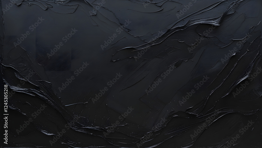 Fototapeta premium Dramatic and Mysterious Art on Black Canvas: Craft Intriguing Dark Visuals